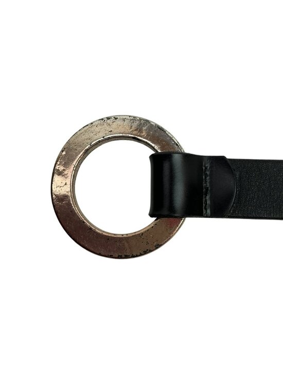 Vintage Isaiah Kincaid Hip Leather Belt With Brass Toggle and O’ ring Womens Med main image 7